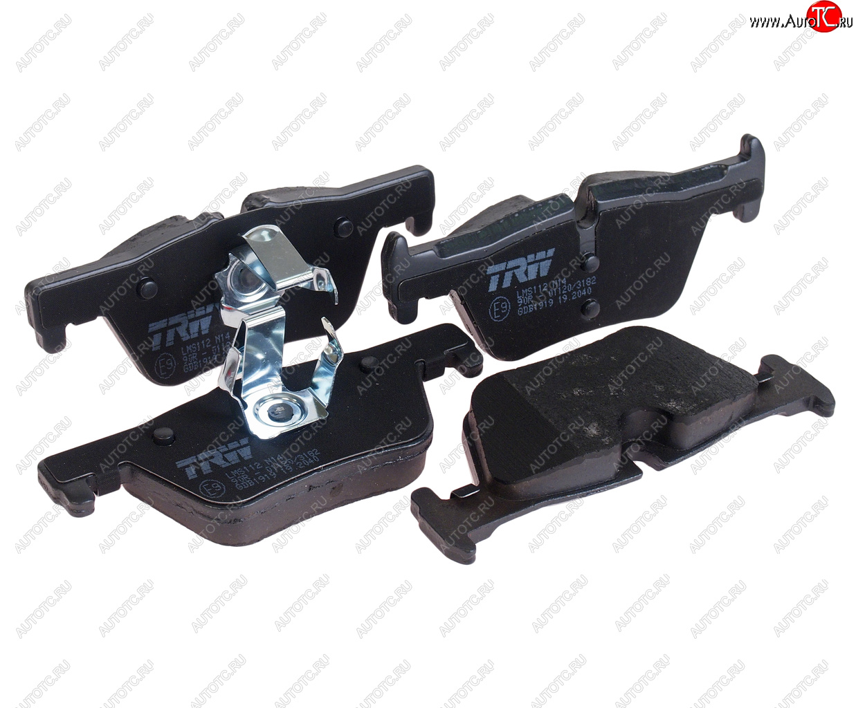 4 199 р. Колодки тормозные задние (4шт.) TRW BMW 1 серия F20 хэтчбэк 5 дв. дорестайлинг (2012-2015)  с доставкой в г. Чебоксары
