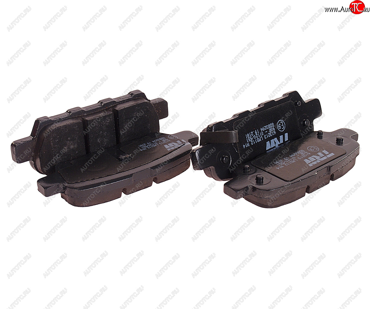 2 439 р. Колодки тормозные задние (4шт.) TRW Nissan Qashqai 2 J11 дорестайлинг (2013-2019)  с доставкой в г. Чебоксары