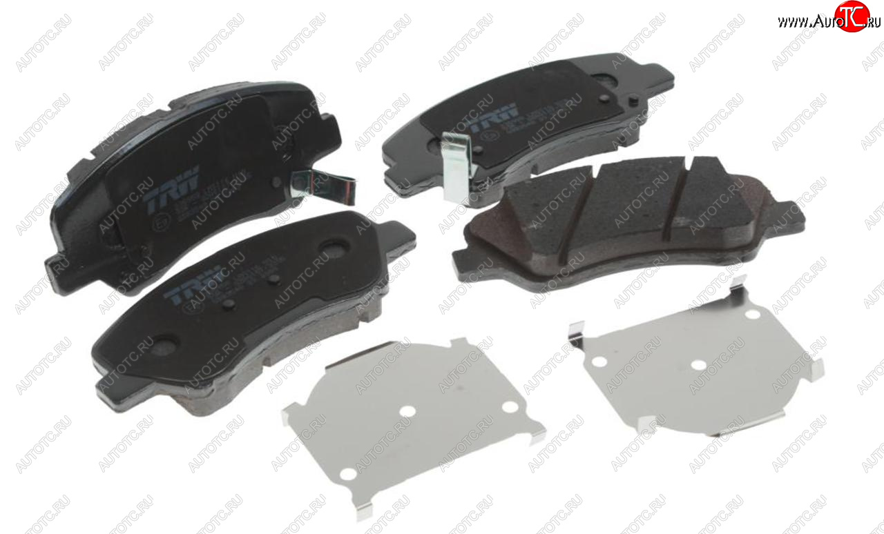 2 999 р. Колодки тормозные передние (4шт.) TRW KIA Rio 3 QB дорестайлинг седан (2011-2015)  с доставкой в г. Чебоксары