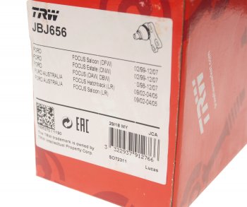 1 229 р. Опора шаровая переднего LH=RH TRW Ford Focus 1 хэтчбэк 3 дв. дорестайлинг (1998-2002)  с доставкой в г. Чебоксары. Увеличить фотографию 4