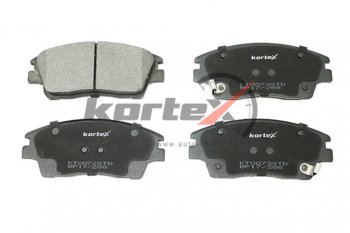 2 599 р. Колодки тормозные передние (4шт.) KORTEX Hyundai Tucson LM (2010-2017)  с доставкой в г. Чебоксары. Увеличить фотографию 5