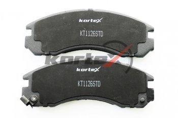 1 159 р. Колодки тормозные передние (4шт.) KORTEX Mitsubishi Pajero Sport PB дорестайлинг (2008-2013)  с доставкой в г. Чебоксары. Увеличить фотографию 2