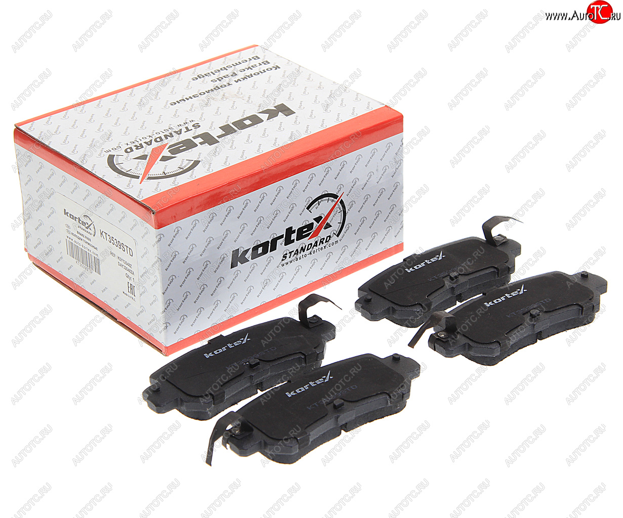 1 369 р. Колодки тормозные задние (4шт.) KORTEX Mazda CX-5 KE дорестайлинг (2011-2014)  с доставкой в г. Чебоксары