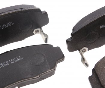 1 569 р. Колодки тормозные передние (4шт.) MANDO Honda Civic FD седан дорестайлинг (2005-2008)  с доставкой в г. Чебоксары. Увеличить фотографию 2
