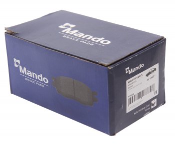 1 569 р. Колодки тормозные передние (4шт.) MANDO Honda Civic FD седан дорестайлинг (2005-2008)  с доставкой в г. Чебоксары. Увеличить фотографию 3