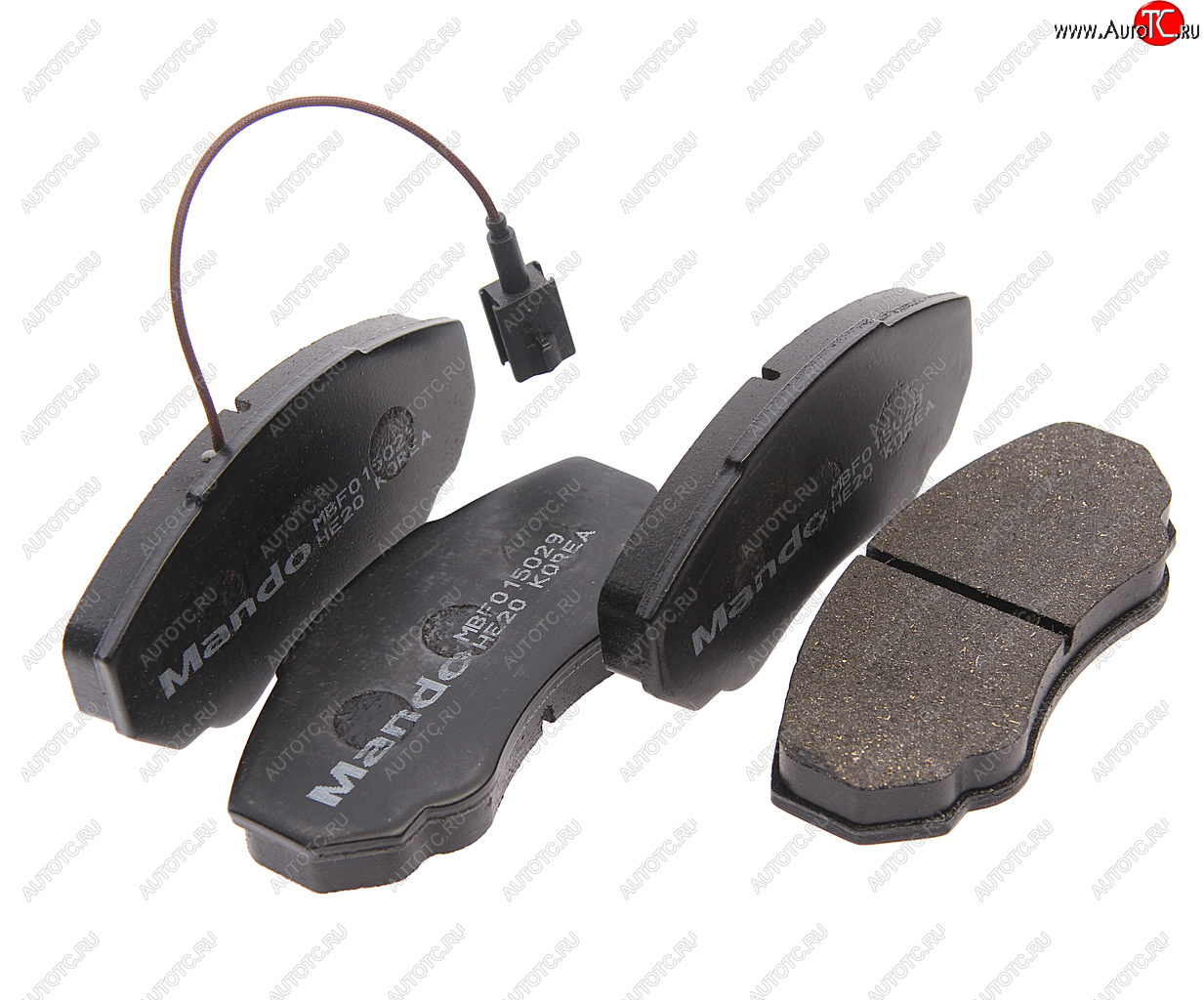 2 379 р. Колодки тормозные передние (4шт.) MANDO CITROEN Jumper 230 (1994-2002)  с доставкой в г. Чебоксары