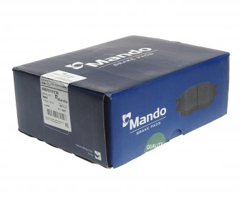2 699 р. Колодки тормозные передние (4шт.) MANDO Ford Focus 1 хэтчбэк 5 дв. дорестайлинг (1998-2002)  с доставкой в г. Чебоксары. Увеличить фотографию 2
