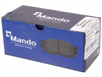 1 999 р. Колодки тормозные задние (4шт.) MANDO Ford Mondeo Mk3,B4Y дорестайлинг, седан (2000-2003)  с доставкой в г. Чебоксары. Увеличить фотографию 2