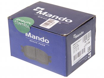 759 р. Колодки тормозные задние (4шт.) MANDO KIA Picanto 2 TA хэтчбэк 3 дв. дорестайлинг (2011-2015)  с доставкой в г. Чебоксары. Увеличить фотографию 2