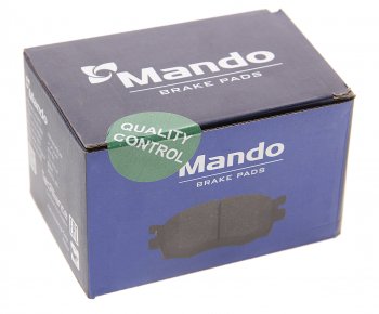 1 499 р. Колодки тормозные задние MANDO Ford Focus 2  седан дорестайлинг (2004-2008)  с доставкой в г. Чебоксары. Увеличить фотографию 2