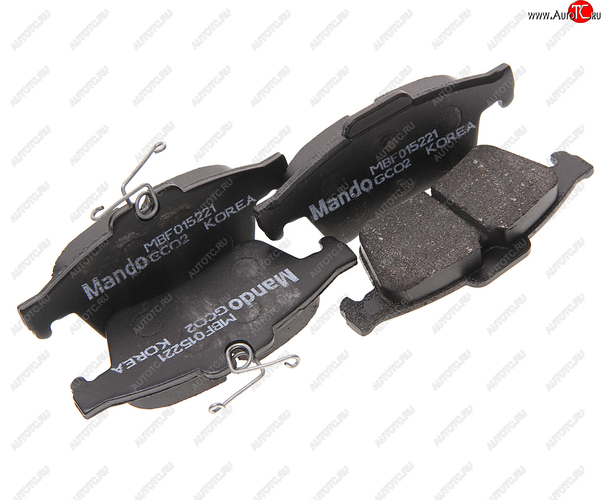 1 499 р. Колодки тормозные задние MANDO Ford Focus 2  седан дорестайлинг (2004-2008)  с доставкой в г. Чебоксары