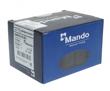 2 059 р. Колодки тормозные задние (4шт.) MANDO Peugeot Partner B9 дорестайлинг (2008-2012)  с доставкой в г. Чебоксары. Увеличить фотографию 2