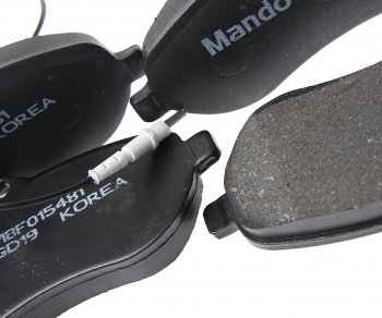 3 099 р. Колодки тормозные передние (4шт.) MANDO Peugeot Expert K0 цельнометаллический фургон дорестайлинг (2016-2024)  с доставкой в г. Чебоксары. Увеличить фотографию 3
