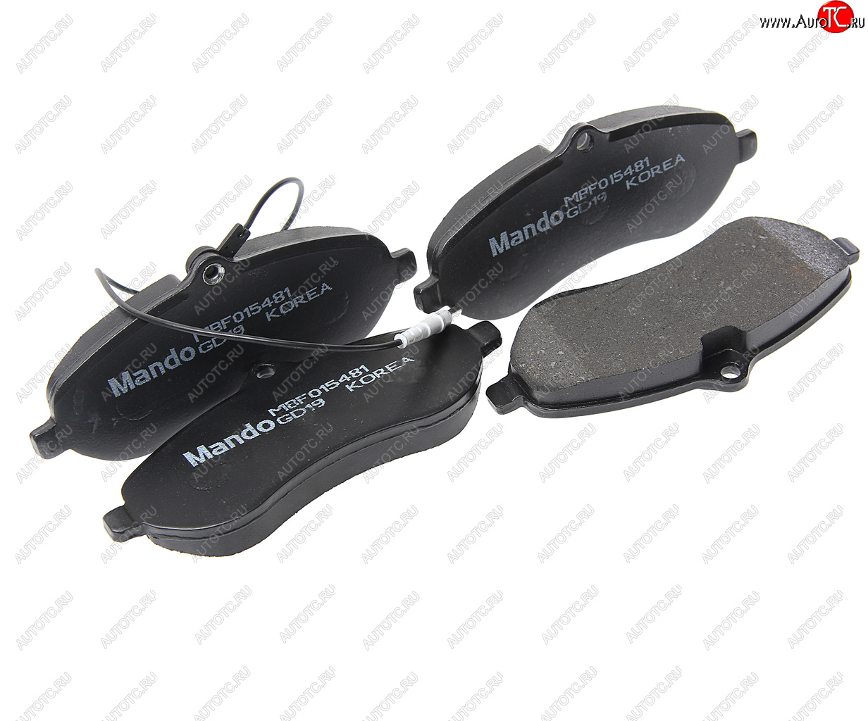 3 099 р. Колодки тормозные передние (4шт.) MANDO Peugeot Expert K0 цельнометаллический фургон дорестайлинг (2016-2024)  с доставкой в г. Чебоксары