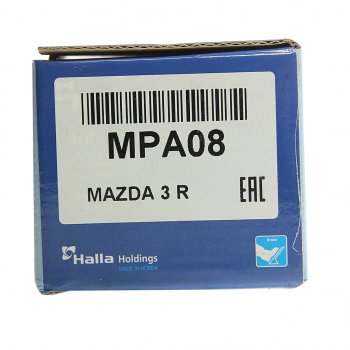 2 499 р. Колодки тормозные задние (4шт.) MANDO Mazda 3/Axela BM дорестайлинг седан (2013-2016)  с доставкой в г. Чебоксары. Увеличить фотографию 4
