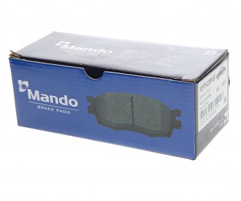 749 р. Колодки тормозные передние (4шт.) MANDO Hyundai Elantra CN7 (2020-2023)  с доставкой в г. Чебоксары. Увеличить фотографию 2