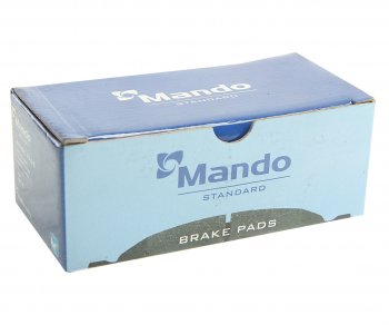 1 799 р. Колодки тормозные задние (4шт.) MANDO KIA Opirus (2002-2010)  с доставкой в г. Чебоксары. Увеличить фотографию 3