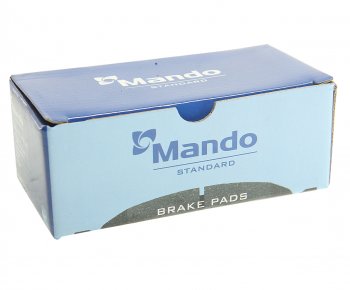 1 999 р. Колодки тормозные задние (4шт.) MANDO KIA Opirus (2002-2010)  с доставкой в г. Чебоксары. Увеличить фотографию 3