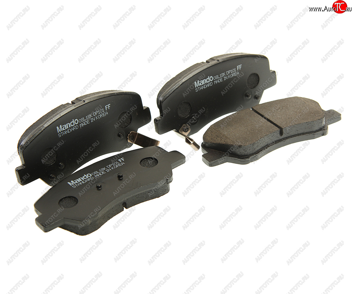 2 579 р. Колодки тормозные передние (4шт.) MANDO Hyundai Sonata DN8 (2019-2022)  с доставкой в г. Чебоксары