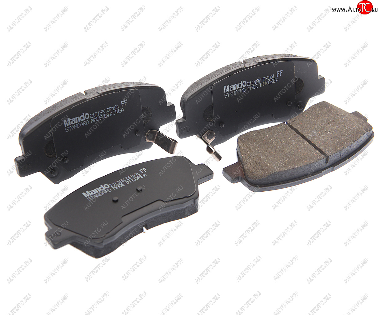 2 779 р. Колодки тормозные передние (4шт.) R15 MANDO Hyundai Elantra CN7 (2020-2023)  с доставкой в г. Чебоксары