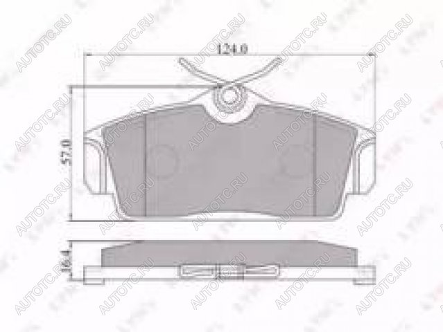 1 449 р. Колодки тормозные передние с АБС (4шт.) MANDO Nissan Almera N16 седан дорестайлинг (2000-2003)  с доставкой в г. Чебоксары