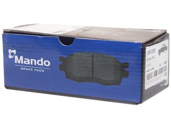 1 199 р. Колодки тормозные передние (4шт.) MANDO Honda Civic ES седан дорестайлинг (2000-2003)  с доставкой в г. Чебоксары. Увеличить фотографию 2