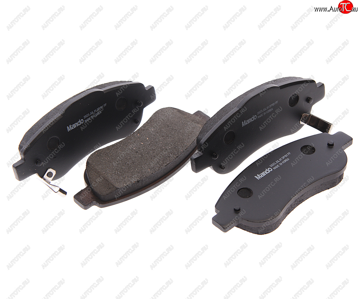 1 549 р. Колодки тормозные передние (4шт.) MANDO Honda CR-V RE1,RE2,RE3,RE4,RE5,RE7 дорестайлинг (2007-2010)  с доставкой в г. Чебоксары