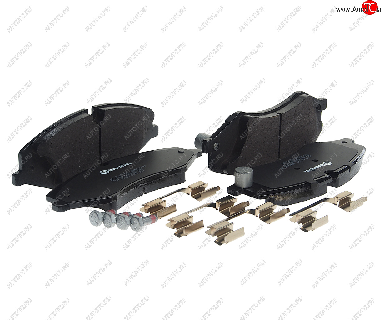 7 599 р. Колодки тормозные передние (4шт.) BREMBO Land Rover Discovery 1 LJ (1989-1998)  с доставкой в г. Чебоксары