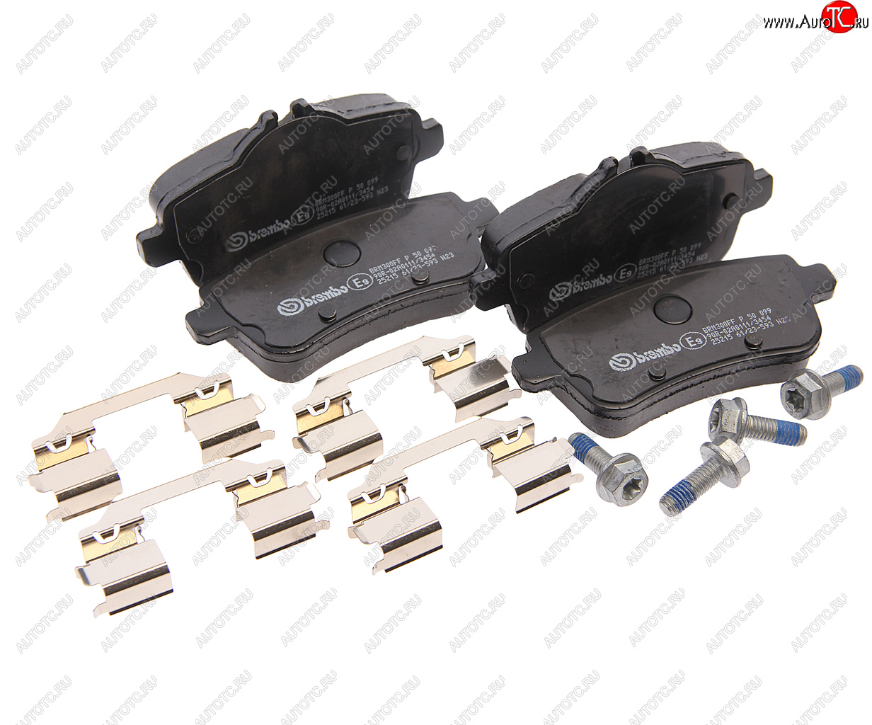 4 999 р. Колодки тормозные задние (4шт.) BREMBO Mercedes-Benz ML class W166 (2011-2015)  с доставкой в г. Чебоксары