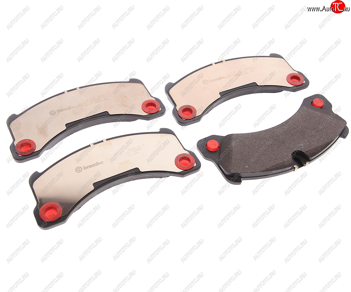 12 749 р. Колодки тормозные передние (4шт.) BREMBO Porsche Cayenne 958 (2010-2014)  с доставкой в г. Чебоксары