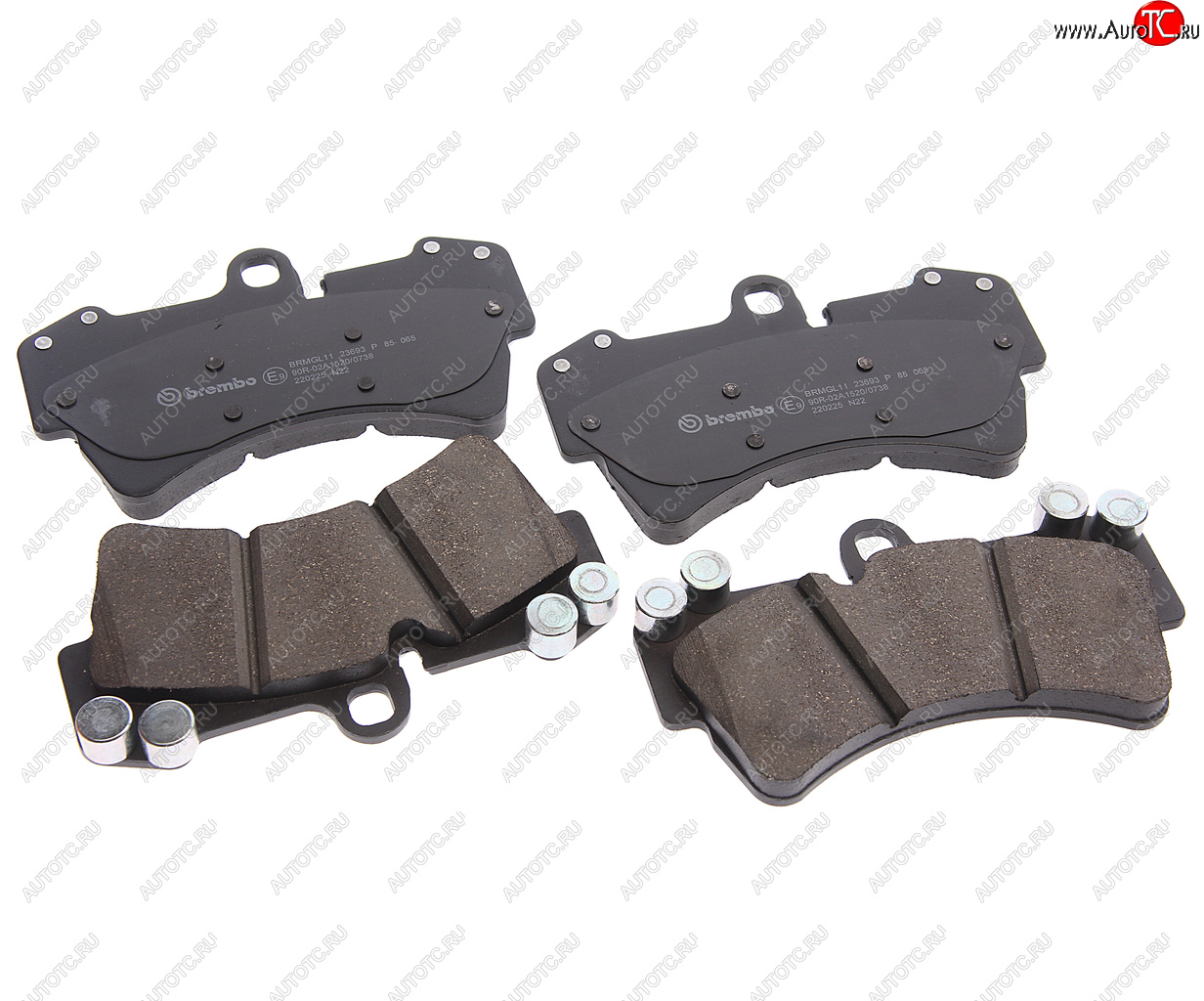 9 649 р. Колодки тормозные передние (4шт.) BREMBO Volkswagen Touareg 1 GP дорестайлинг (2002-2007)  с доставкой в г. Чебоксары