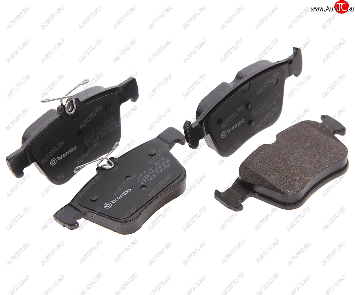 3 589 р. Колодки тормозные задние (4шт.) BREMBO Volkswagen Golf 7 дорестайлинг, хэтчбэк 5 дв. (2012-2017)  с доставкой в г. Чебоксары
