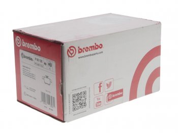 3 199 р. Колодки тормозные задние (4шт.) BREMBO Volkswagen Golf 7 дорестайлинг, хэтчбэк 5 дв. (2012-2017)  с доставкой в г. Чебоксары. Увеличить фотографию 3