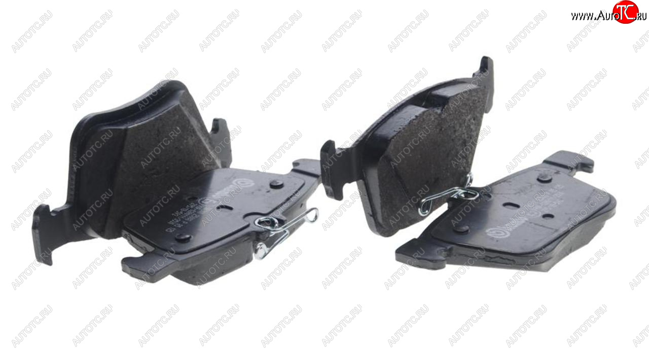 3 199 р. Колодки тормозные задние (4шт.) BREMBO Volkswagen Golf 7 дорестайлинг, хэтчбэк 5 дв. (2012-2017)  с доставкой в г. Чебоксары