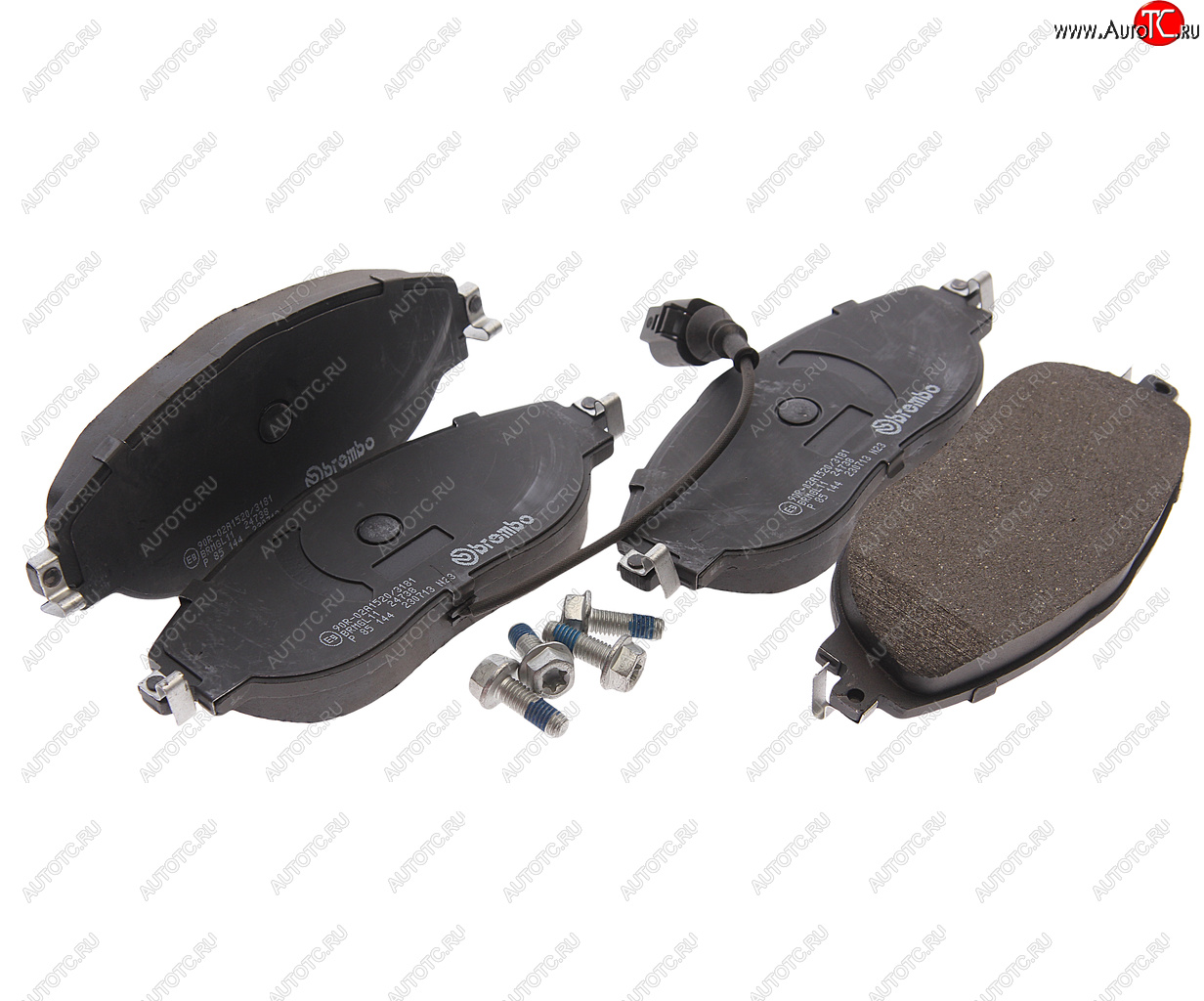 6 599 р. Колодки тормозные передние (4шт.) BREMBO Volkswagen Tiguan NF дорестайлинг (2006-2011)  с доставкой в г. Чебоксары