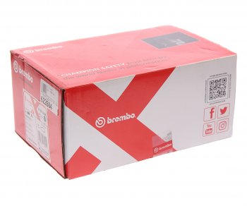 16 349 р. Колодки тормозные передние с датчиком (4шт.) BREMBO Volkswagen Passat B7 универсал (2010-2015)  с доставкой в г. Чебоксары. Увеличить фотографию 3
