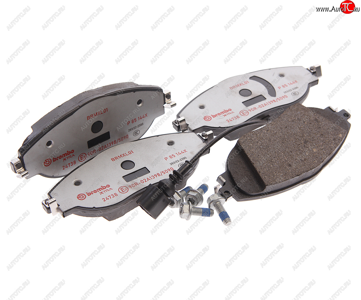 16 349 р. Колодки тормозные передние с датчиком (4шт.) BREMBO Volkswagen Passat B7 универсал (2010-2015)  с доставкой в г. Чебоксары