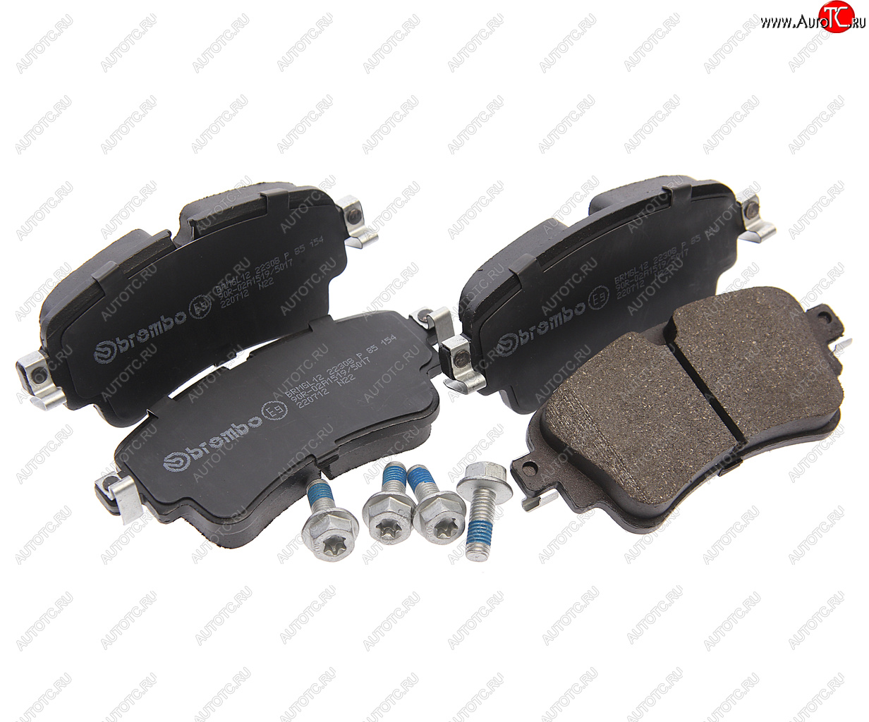 4 949 р. Колодки тормозные задние BREMBO Volkswagen Touareg 2 NF дорестайлинг (2010-2014)  с доставкой в г. Чебоксары