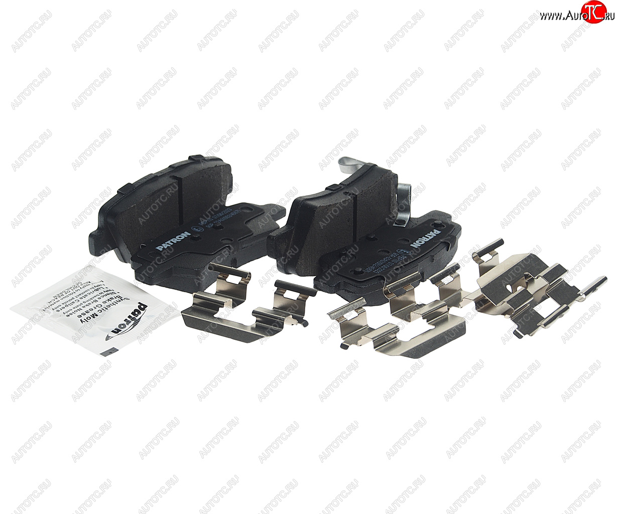 1 589 р. Колодки тормозные задние (4шт.) PATRON Geely Atlas FX11 (2023-2025)  с доставкой в г. Чебоксары