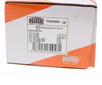 3 899 р. Колодки тормозные передние (4шт.) NIBK CITROEN C4 picasso UD минивэн (2006-2014)  с доставкой в г. Чебоксары. Увеличить фотографию 3