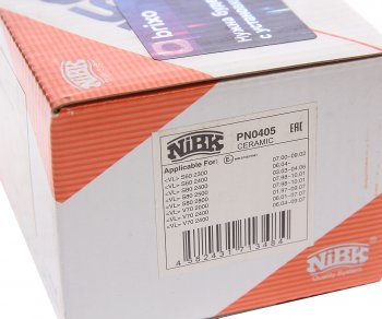 3 469 р. Колодки тормозные задние (4шт.) NIBK Volvo S60 FS седан дорестайлинг (2010-2013)  с доставкой в г. Чебоксары. Увеличить фотографию 4