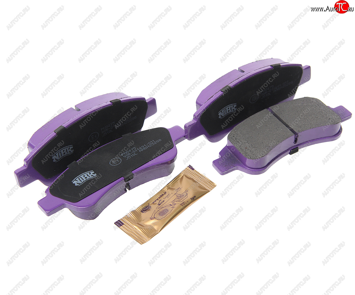 3 199 р. Колодки тормозные задние (4шт.) NIBK CITROEN Jumper 250 (2006-2014)  с доставкой в г. Чебоксары