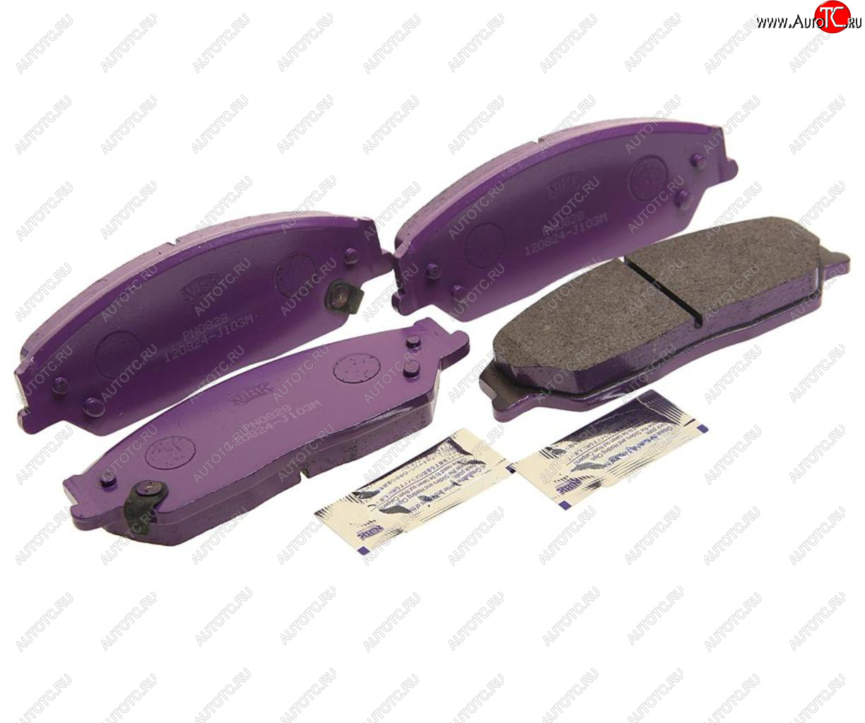 1 039 р. Колодки тормозные передние (4шт.) NIBK Toyota Camry XV70 дорестайлинг (2017-2021)  с доставкой в г. Чебоксары