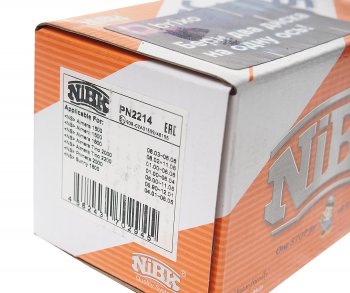 2 069 р. Колодки тормозные задние (4шт.) NIBK Nissan Primera седан P11 дорестайлинг (1995-2000)  с доставкой в г. Чебоксары. Увеличить фотографию 3