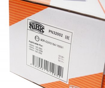 4 199 р. Колодки тормозные задние (4шт.) NIBK BMW 1 серия F20 хэтчбэк 5 дв. дорестайлинг (2012-2015)  с доставкой в г. Чебоксары. Увеличить фотографию 3