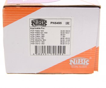 2 499 р. Колодки тормозные передние (4шт.) NIBK Ford Fiesta 4 хэтчбэк 5 дв. дорестайлинг (1995-1999)  с доставкой в г. Чебоксары. Увеличить фотографию 3