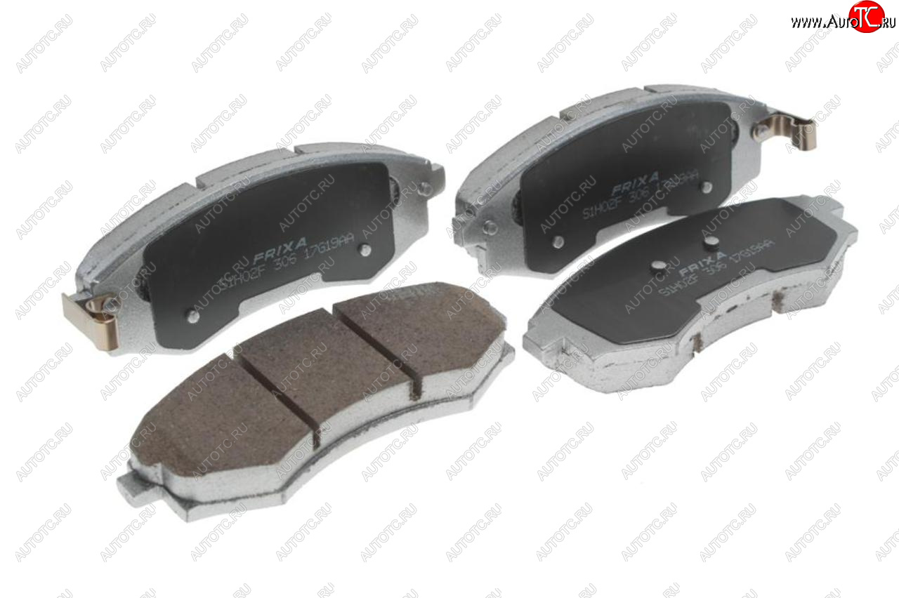 1 579 р. Колодки тормозные передние (4шт.) HANKOOK FRIXA Hyundai Elantra CN7 (2020-2023)  с доставкой в г. Чебоксары