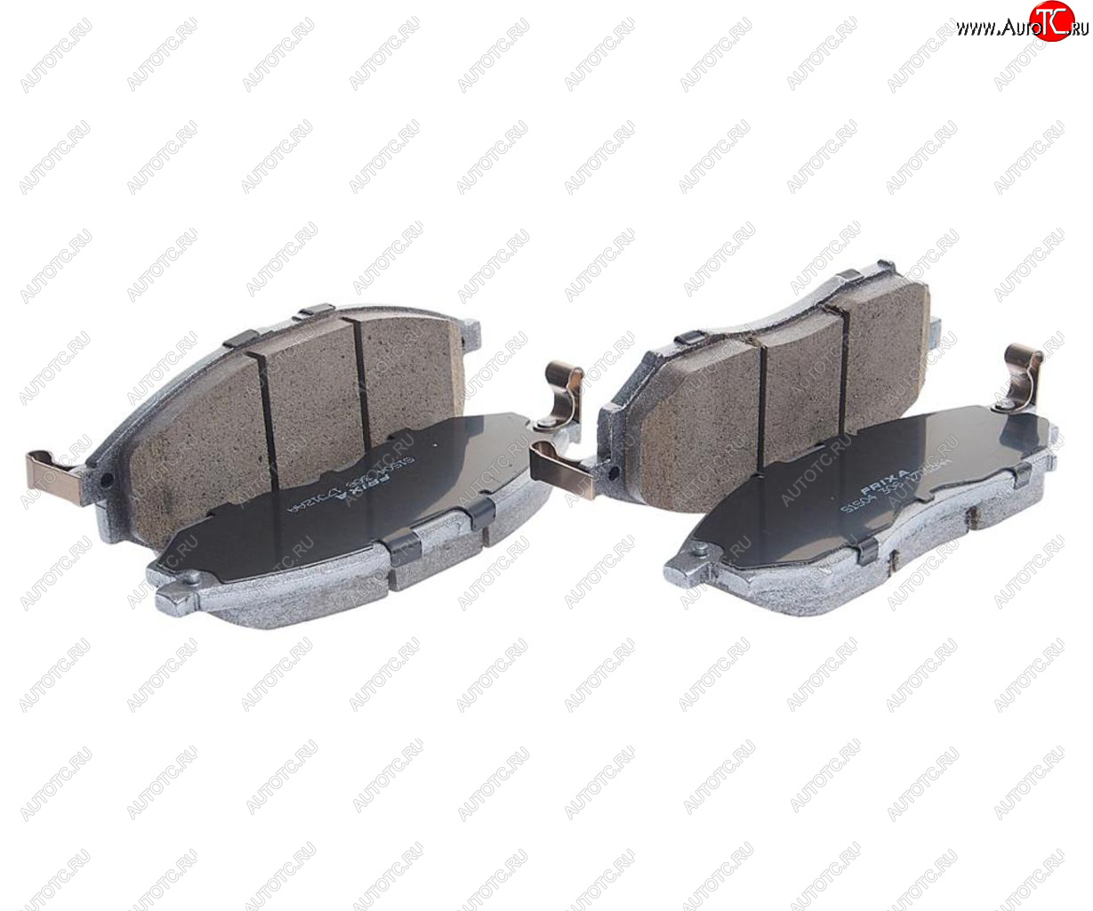 4 999 р. Колодки тормозные R17 передние (4шт.) HANKOOK FRIXA Nissan Navara 3 D23 рестайлинг (2020-2025)  с доставкой в г. Чебоксары