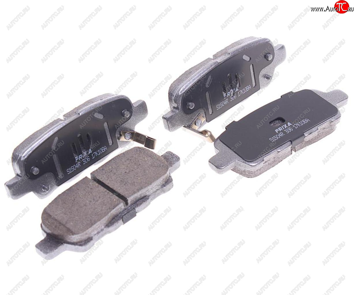 4 199 р. Колодки тормозные задние (4шт.) FRIXA Nissan Qashqai 2 J11 дорестайлинг (2013-2019)  с доставкой в г. Чебоксары