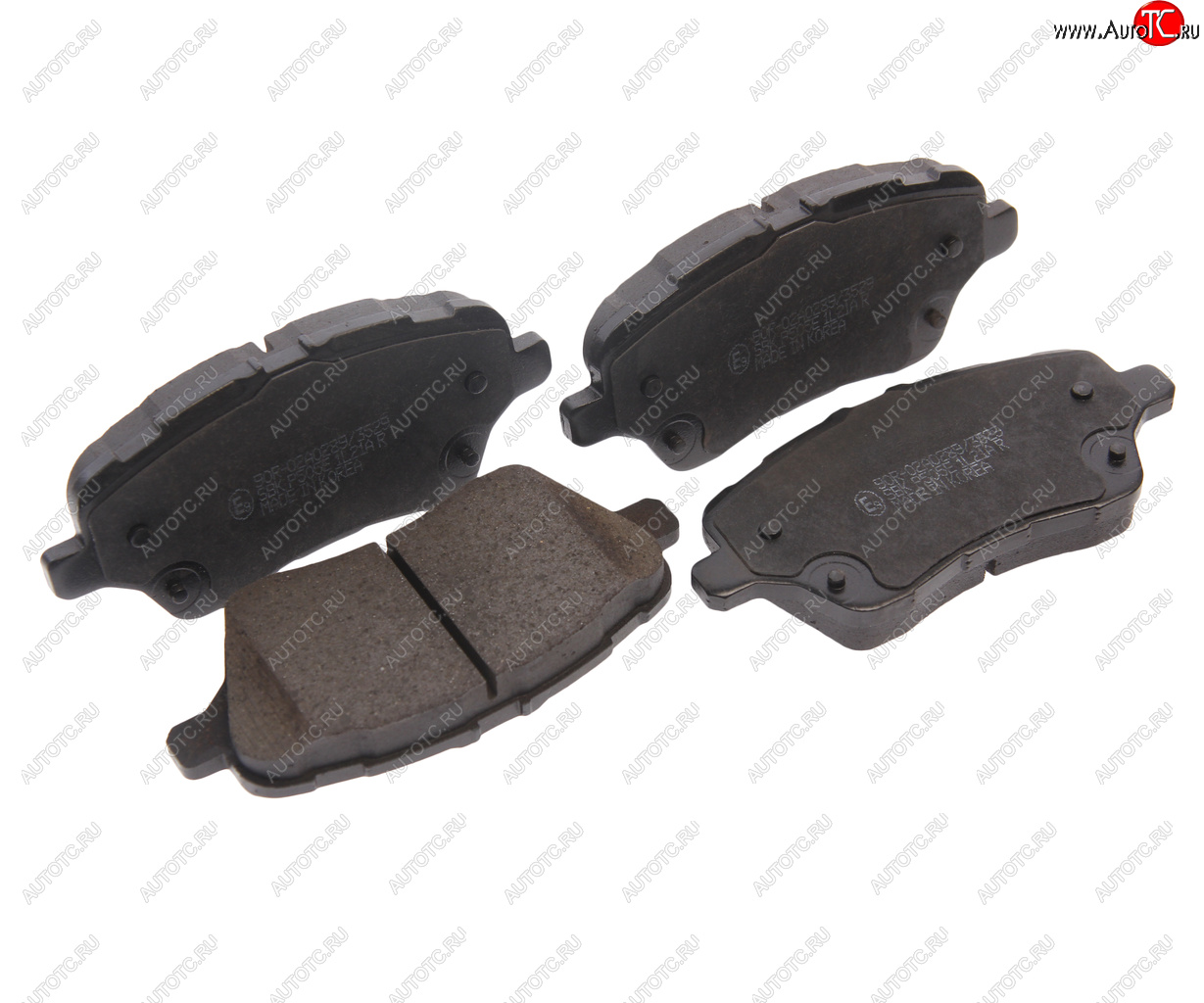 2 199 р. Колодки тормозные передние (4шт.) SANGSIN Ford Fiesta 6 седан рестайлинг (2012-2019)  с доставкой в г. Чебоксары